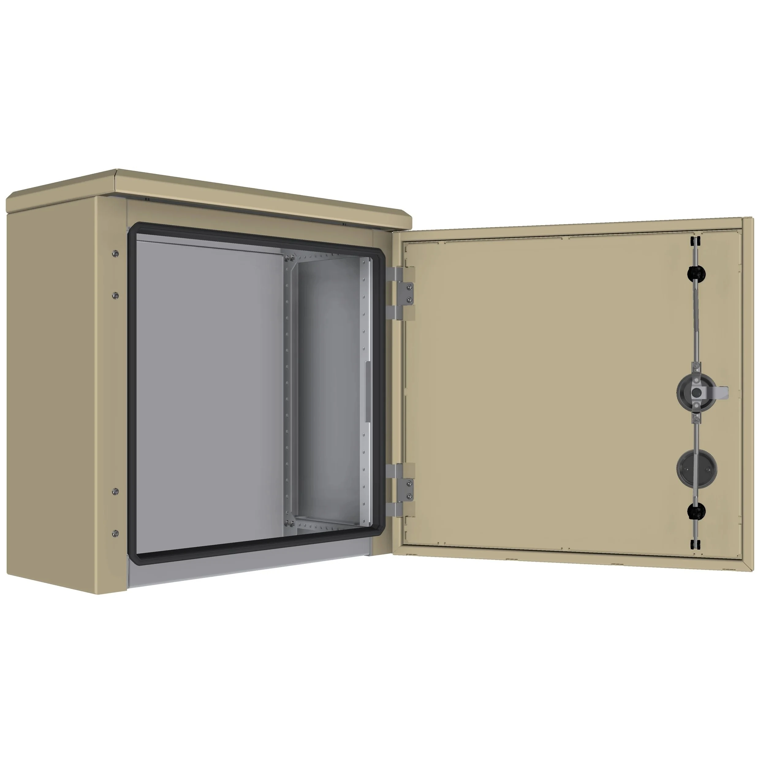 DBV 060603 Dobbeltvegget aluminiumsskap - 600x600x300mm - Bilde 2