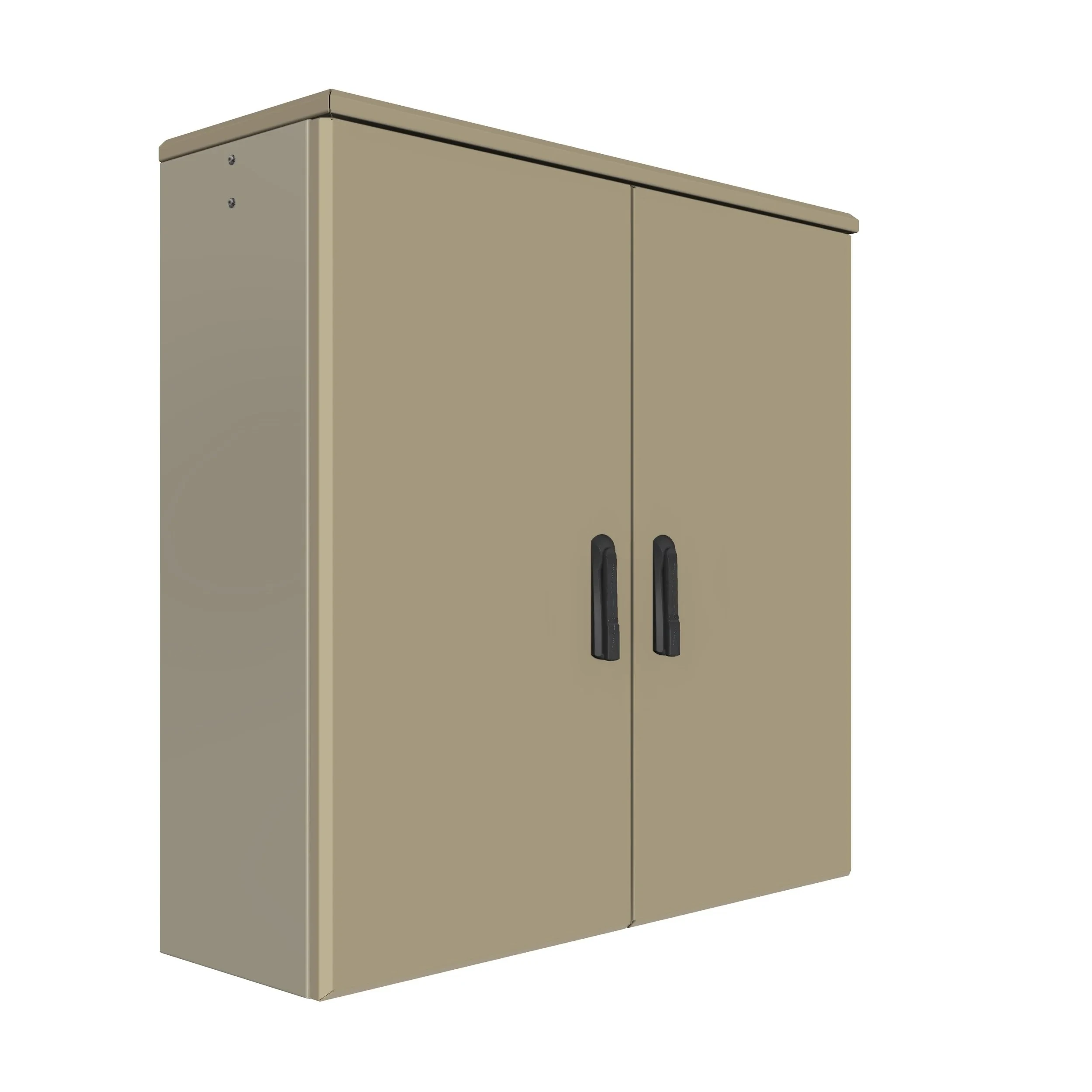 DBV 121204 Dobbeltveggede aluminiumsskap med 2 dører - 1200x1200x400mm