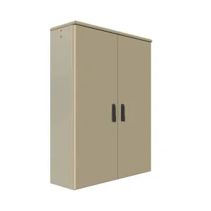 DBV 161204 Dobbeltveggede aluminiumsskap med 2 dører - 1600x1200x400mm