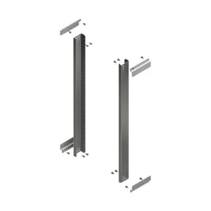 Fremre vertikaler for skap H:1200 B:1200 D:400