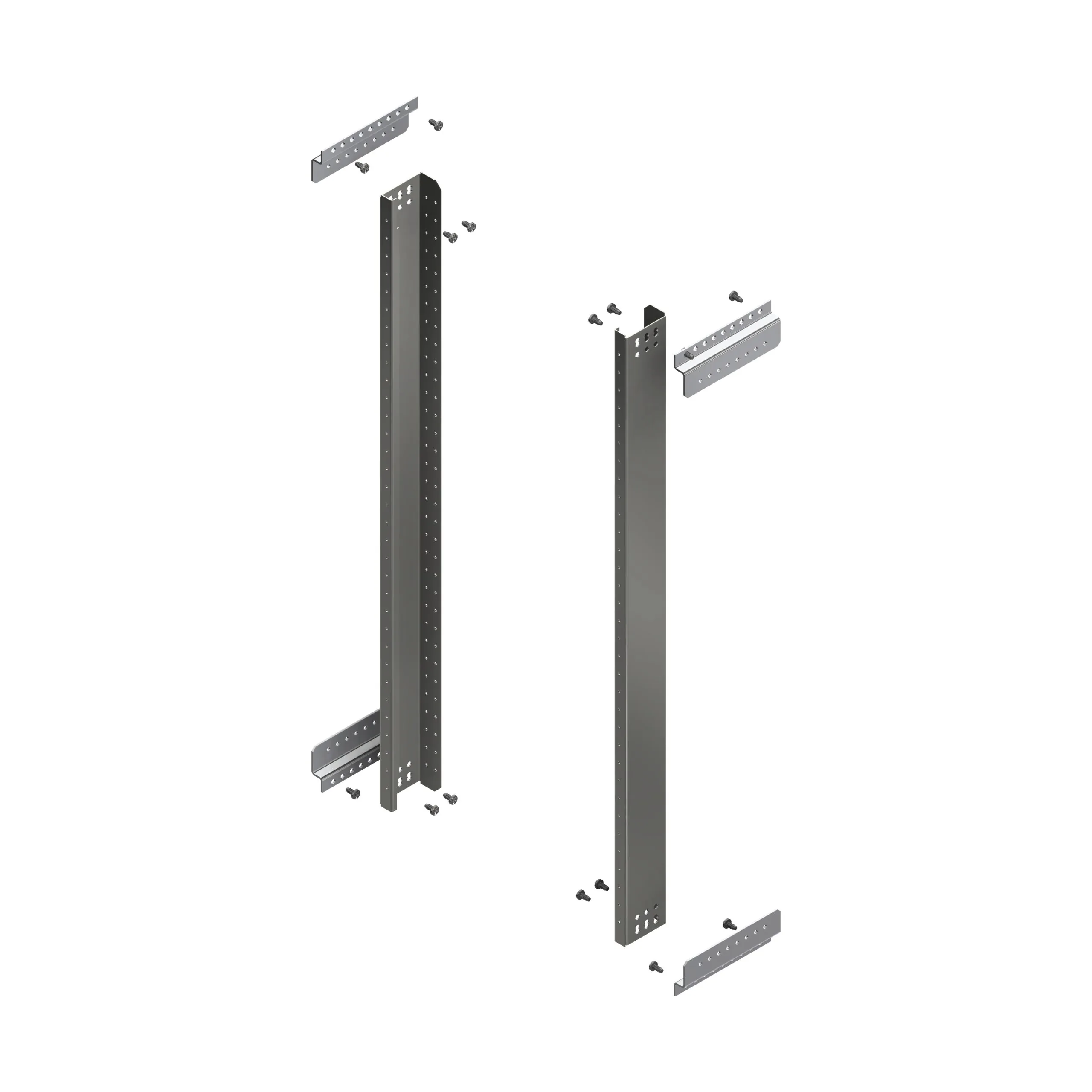 Fremre vertikaler for skap H:2000 B:1200 D:500/800