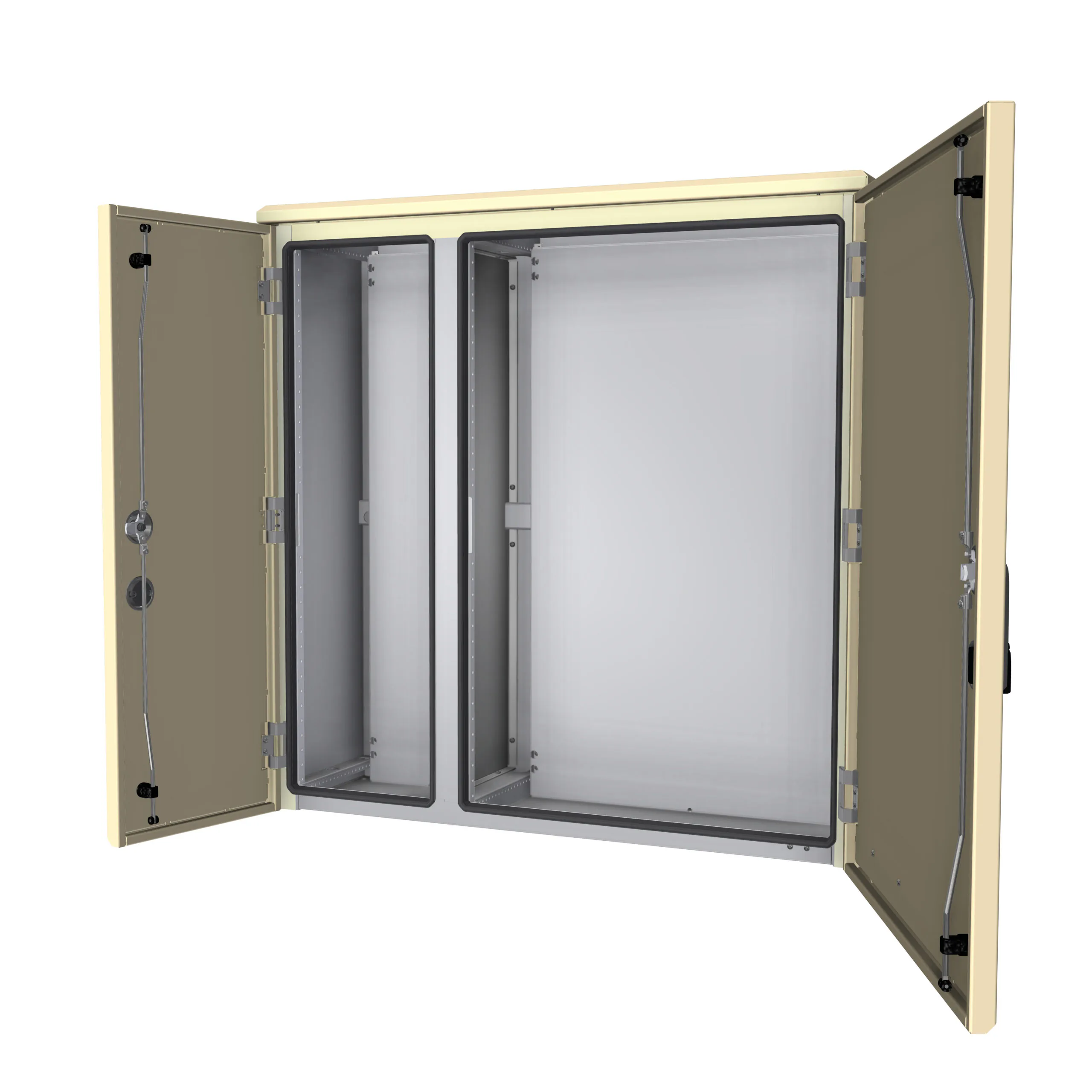 DBV 121204MV Dobbeltvegget aluminiumsskap med eget målerfelt - Bilde 3