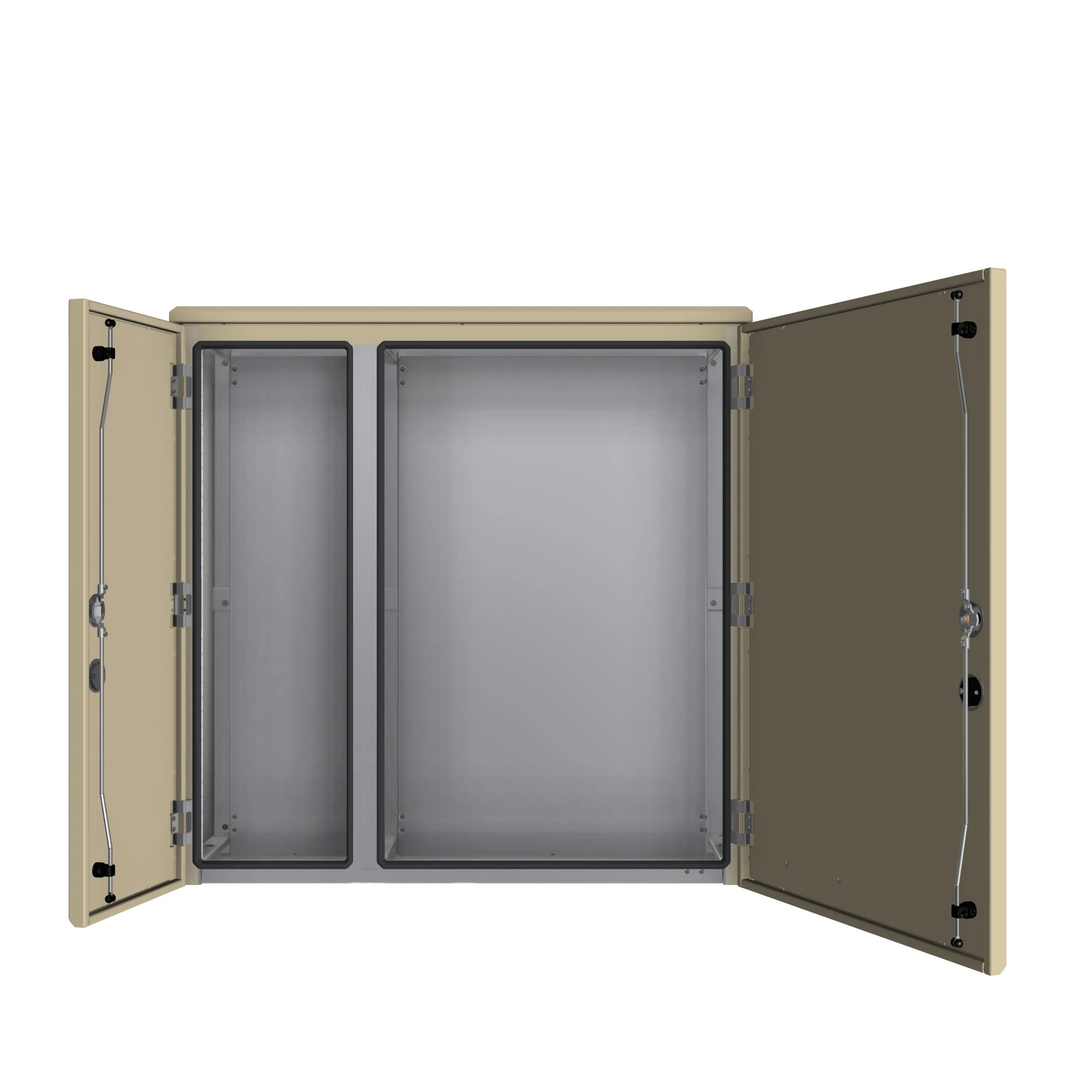 DBV 121204MV Dobbeltvegget aluminiumsskap med eget målerfelt - Bilde 2