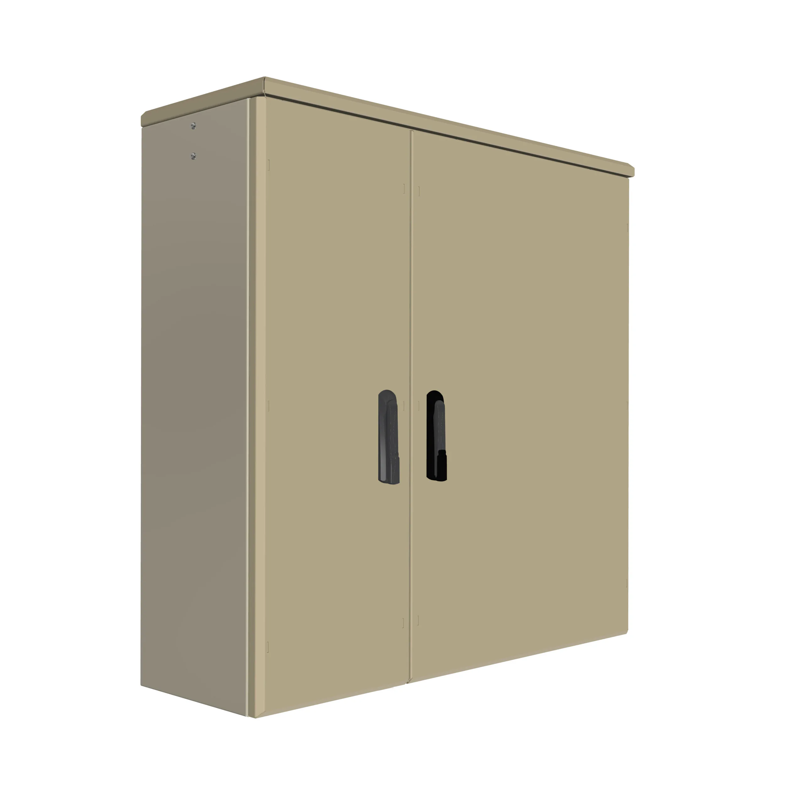 DBV 121204MV Dobbeltvegget aluminiumsskap med eget målerfelt